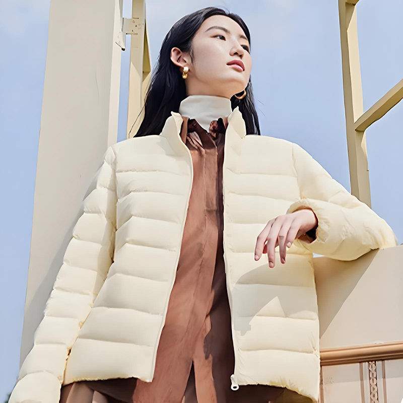 Fluffy Duck Down kolmiulotteinen lämpövarasto ulkona untuvatakin täyte